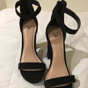 Black heels